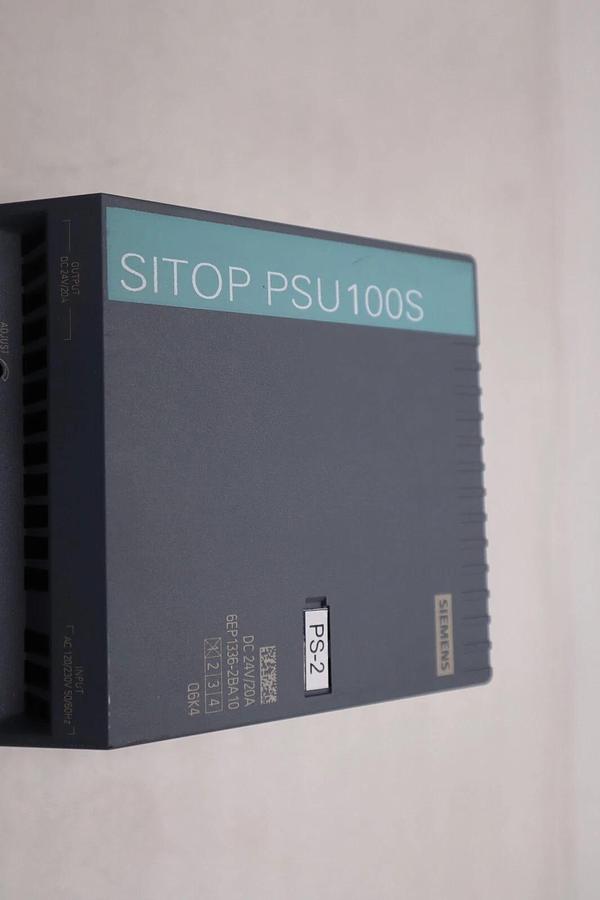 Used Siemens 6EP1336-2BA10 SITOP PSU100S Power Supply 24V DC 20A Output #K-615-A