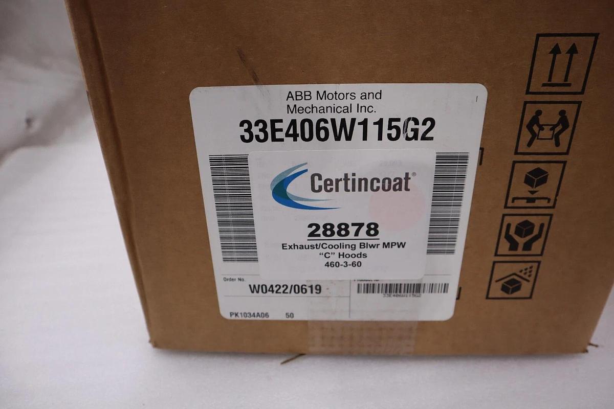 Used BALDOR RELIANCE ABB 33E406-W115G2 / 33E406W115G2 NEW IN BOX STOCK H1286