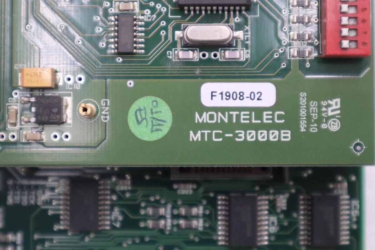 Used PASABAN MONTELEC MTC-3000B / MTC-3000 CPU #3972-A