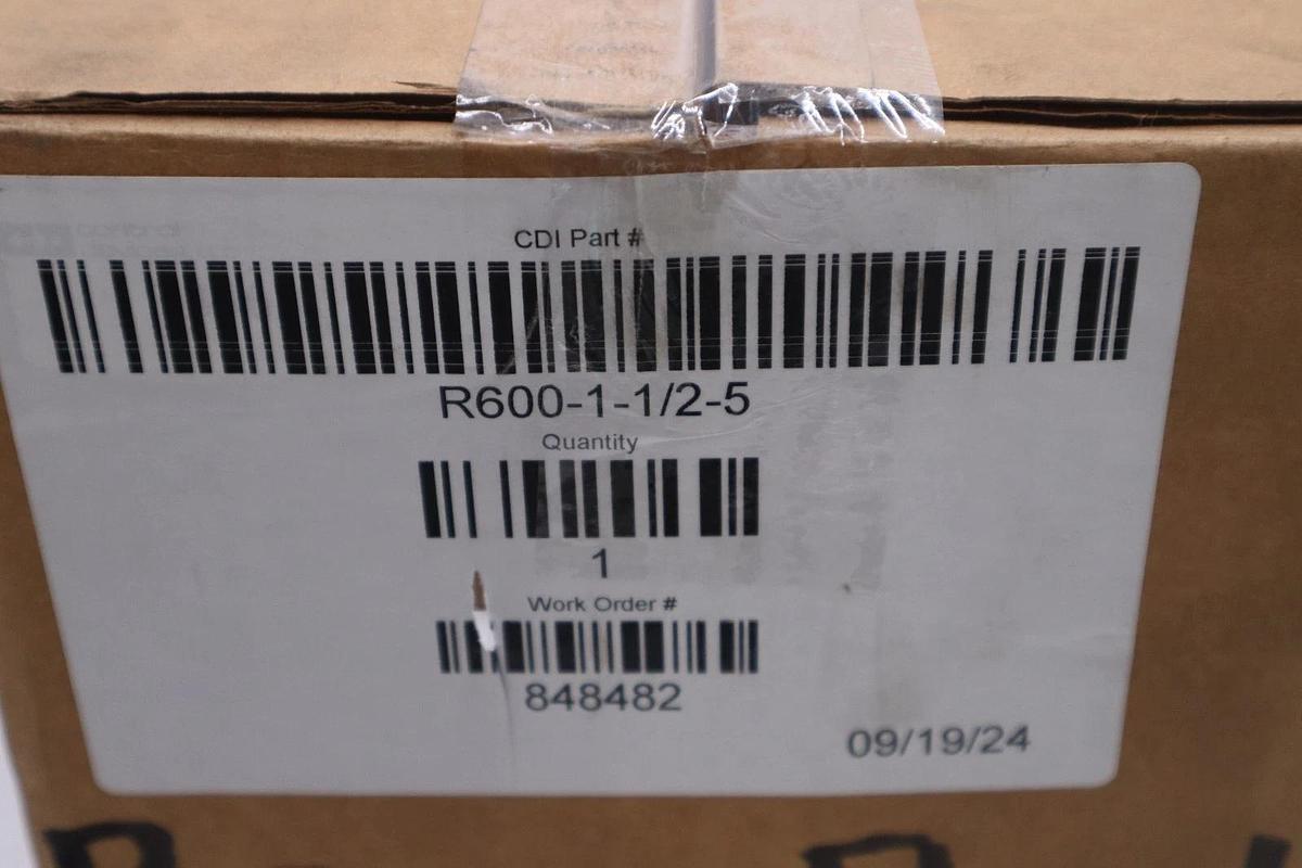 Used Control Devices Robert R600-1-1/2-5 Valves Assembly Brass STOCK 5212CC