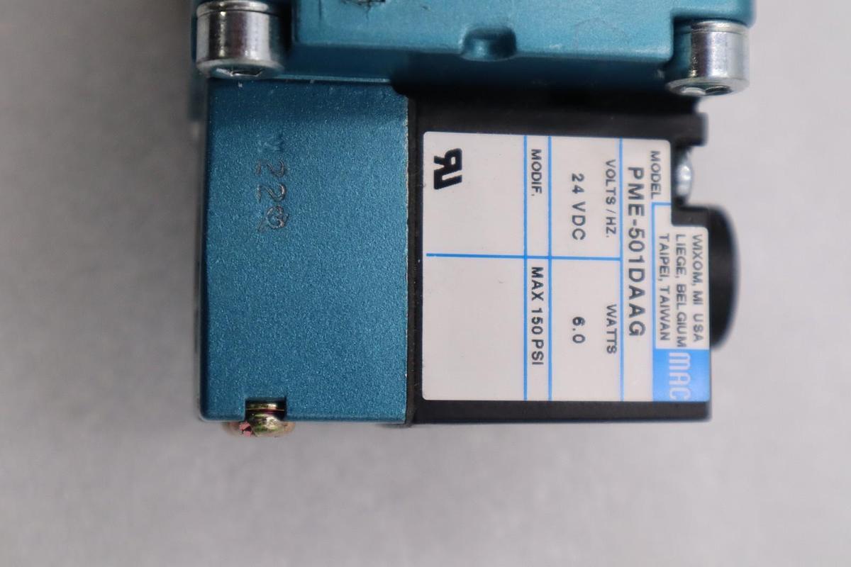 Used MAC VALVES INC 6523B-000-PM-501DA / 6523B000PM501DA NEW UNIT STOCK H1628