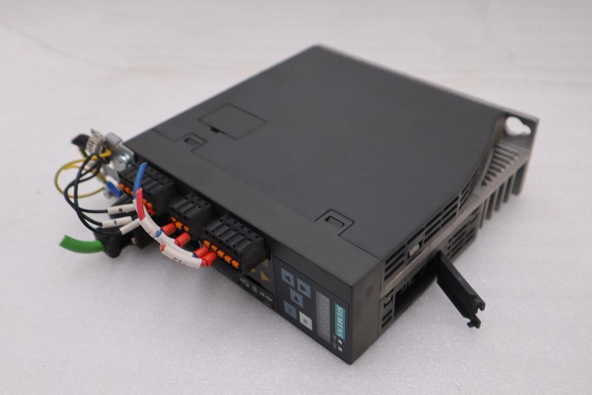 Used SIEMENS 6SL3210-5FB10-4UF1 SINAMICS V90 PROFINET SERVO DRIVE - STOCK H817C
