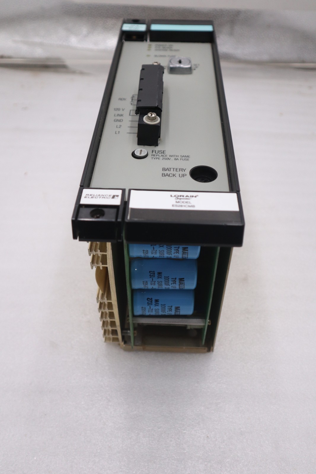 Used NEW RELIANCE ELECTRIC ES281CMB POWER SUPPLY 120-240VAC - STOCK GF1394