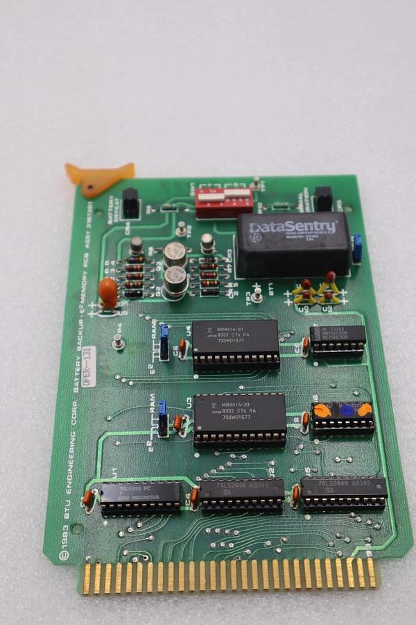 Used BRUCE 3161301 BATTERY BACKUP E2 MEMORY PCB ASSY STOCK #2822