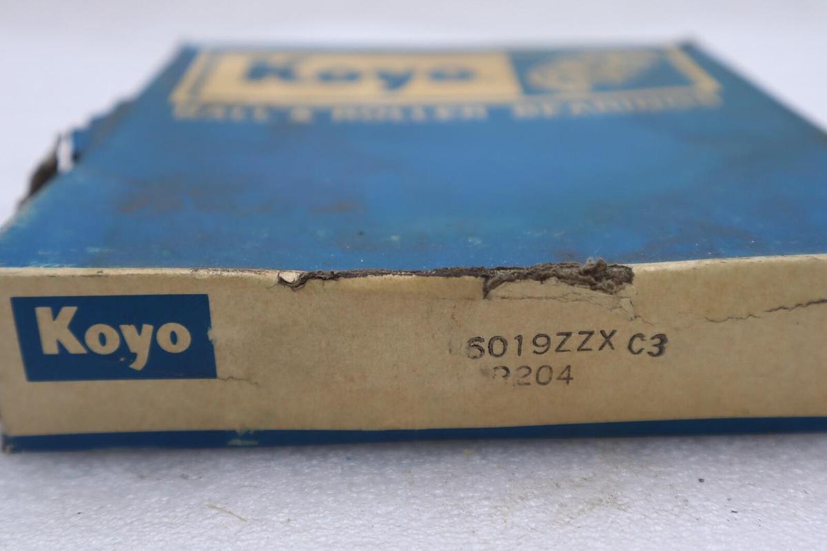 Used KOYO 6019ZZX DEEP GROOVE BALL BEARING STOCK #B-890