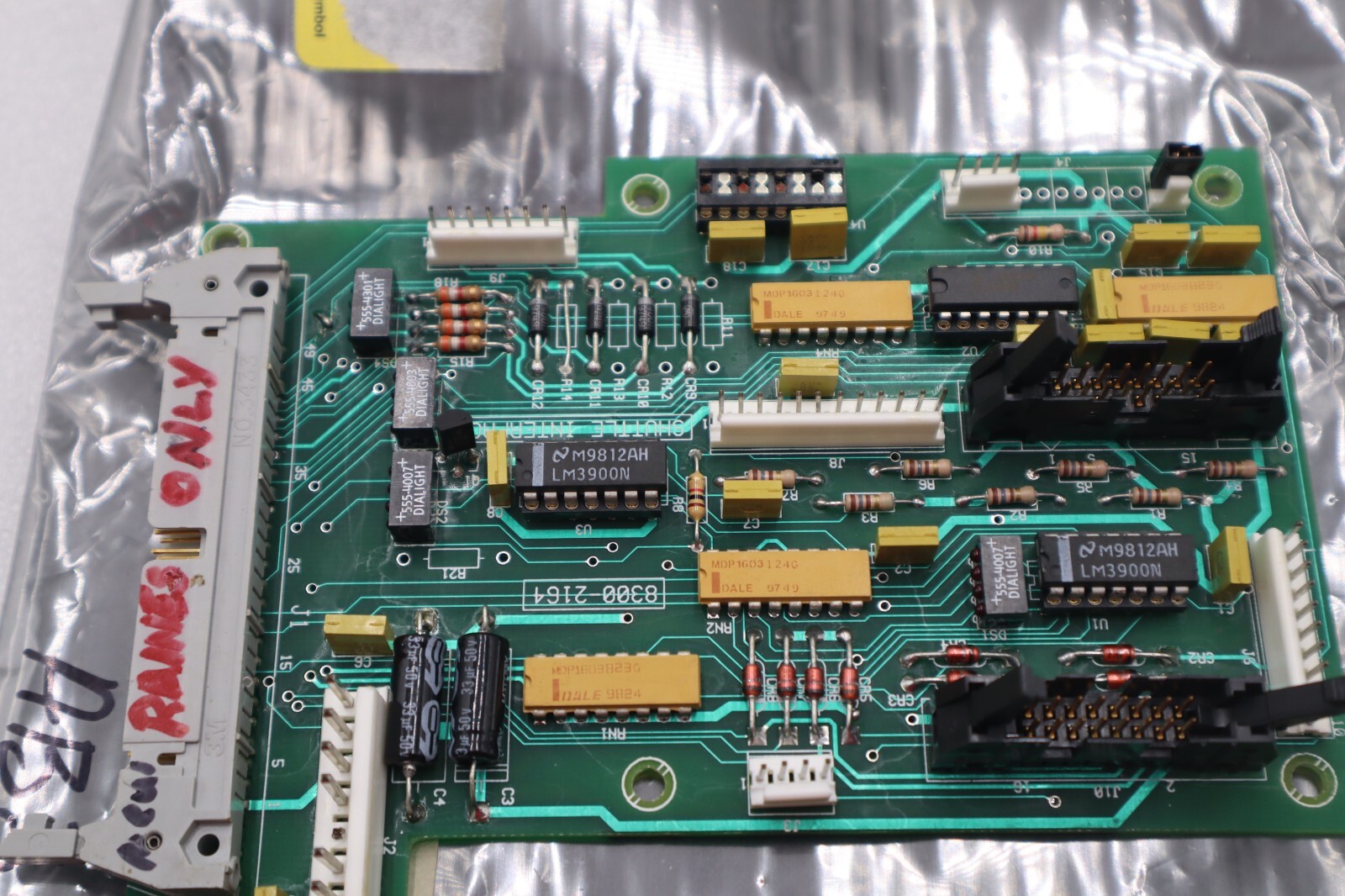 Used 8300-2164 PCB CIRCUIT BOARD SHUTTLE INTERFACE STOCK #2819