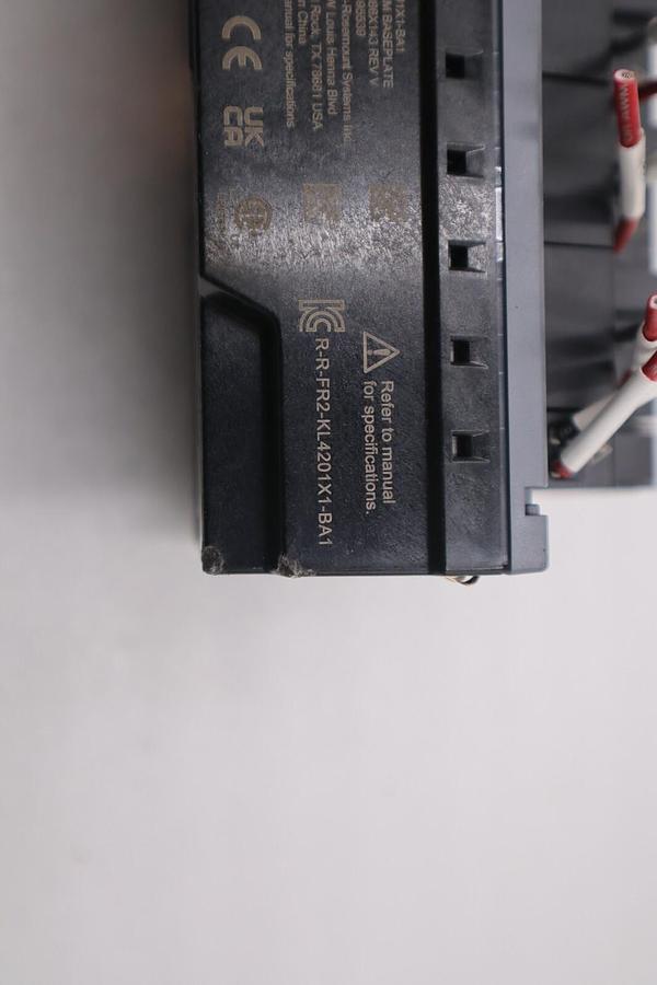 Used Emerson DeltaV KL4201X1-BA1 CHARM BASEPLATE USED UNIT STOCK 2913A