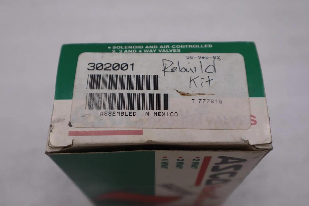 Used Asco 302001 Rebuild Kit - NEW IN BOX - STOCK GF653A