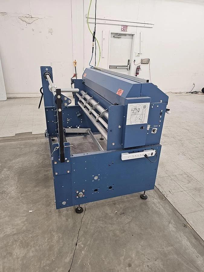 Used 60" WIDE ROSENTHAL SM-60 STRAIGHT KNIFE SHEETER WITH RAZOR SLITTING