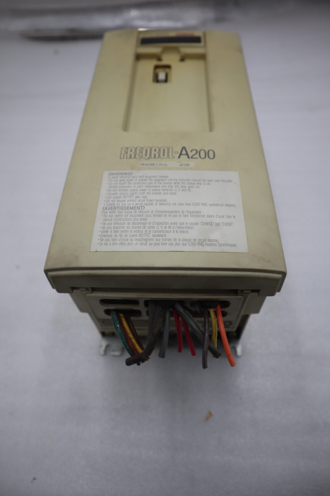 Used MITSUBISHI FRA20E-2.2K-UL INVERTER DRIVE FR-A240E-2.2K-UL STOCK #4302