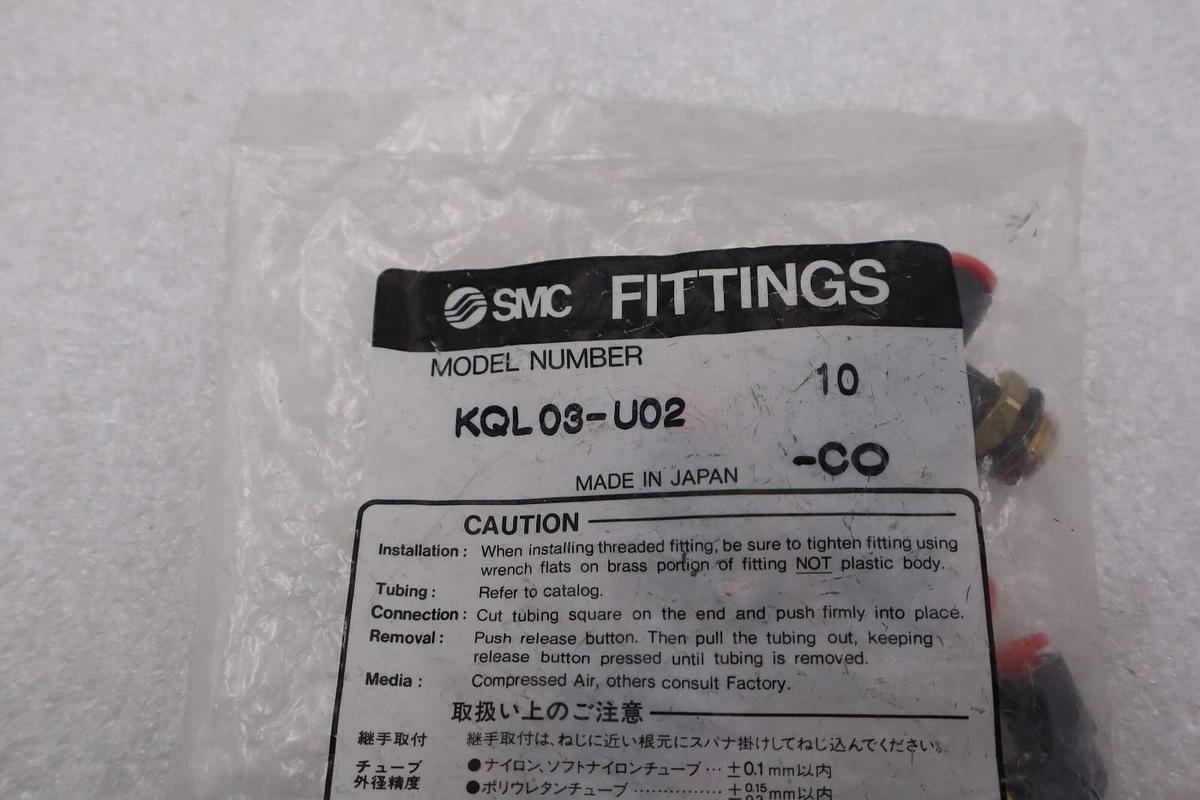 Used SMC KQL03-U02 FITTINGS #S-353