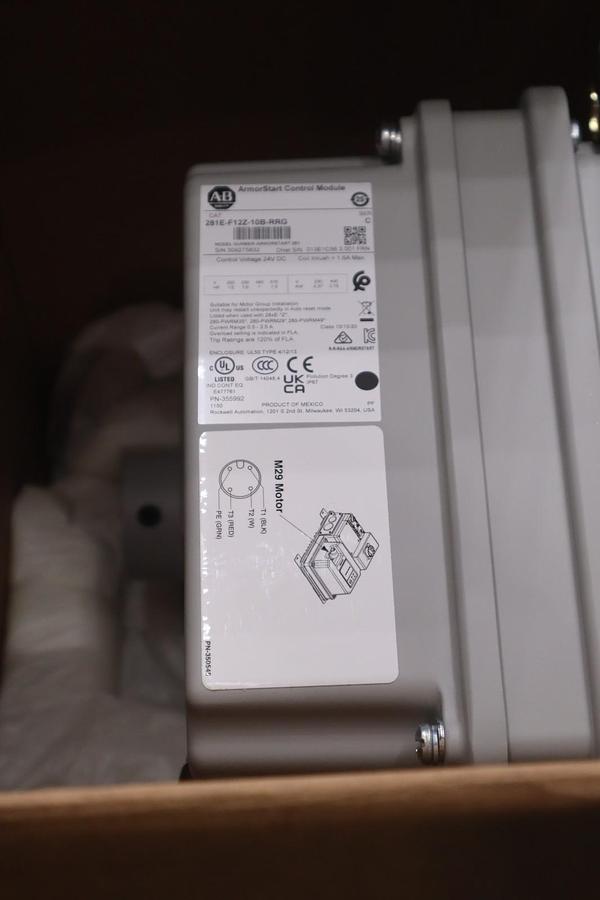 Used NEW Allen-Bradley 281E-F12Z-10B-RRG /C Series C ArmorStart DOLR-G Starter S-715