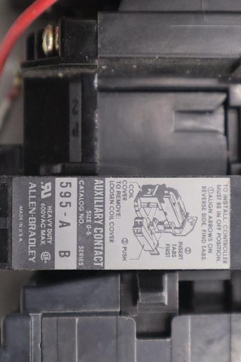 Used Allen Bradley 509-BOD Ser. B Size 1 Motor Starter  110/120V Coil STOCK 2400A