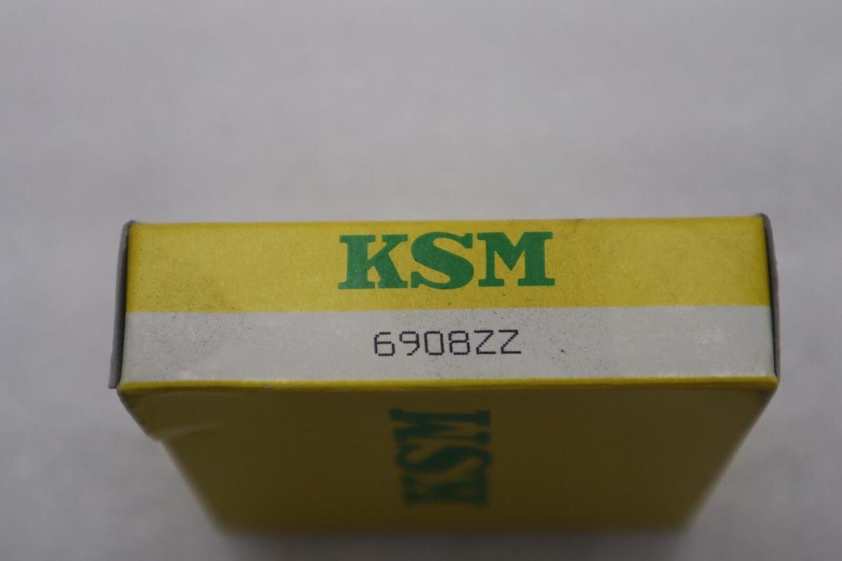 Used NEW OPEN BOX 6908 ZZ - KSM - BEARING STOCK L-55-C