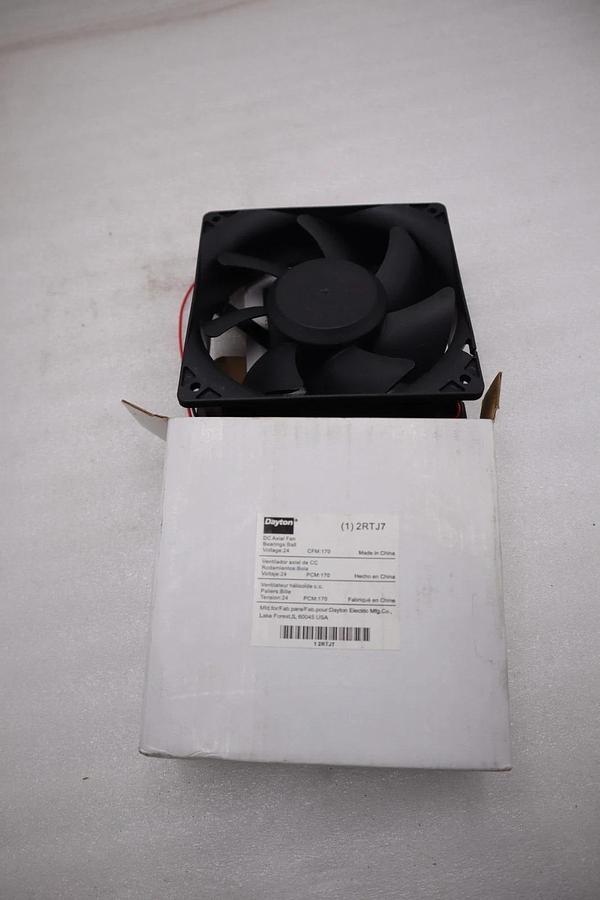 NEW Dayton 170CFM DC Axial Fan 2RTJ7 AMPS 0.57 Watts 13.7 STOCK H240A
