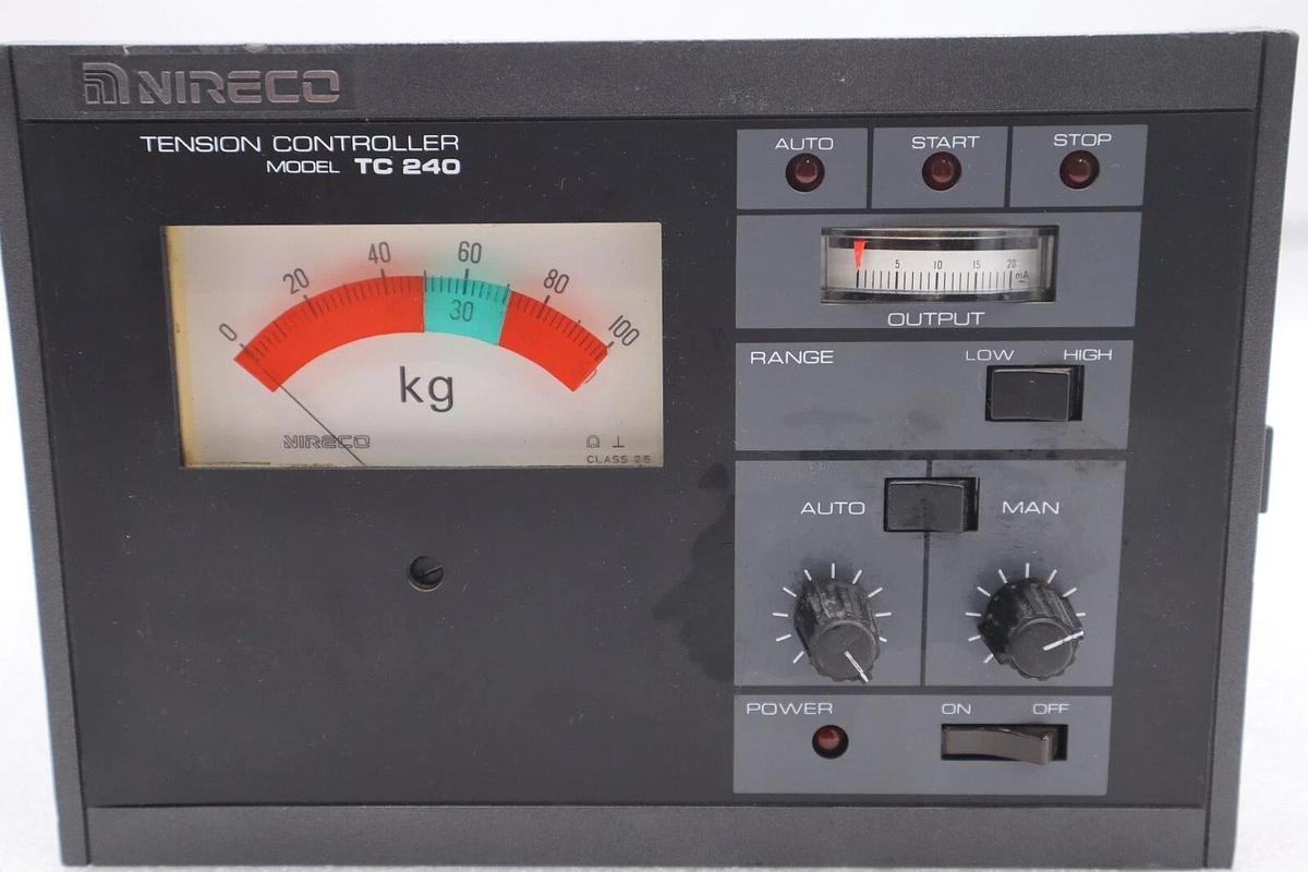 Used Nireco Tension Controller Model TC240 S/N A4048.38/8711 Used Stock #604-A
