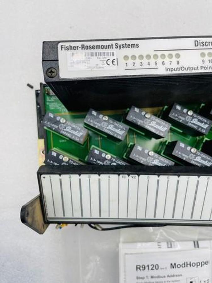 Used Fisher-Rosemount 01984-4121-0002 Isolated Discrete Termination Panel A #2316