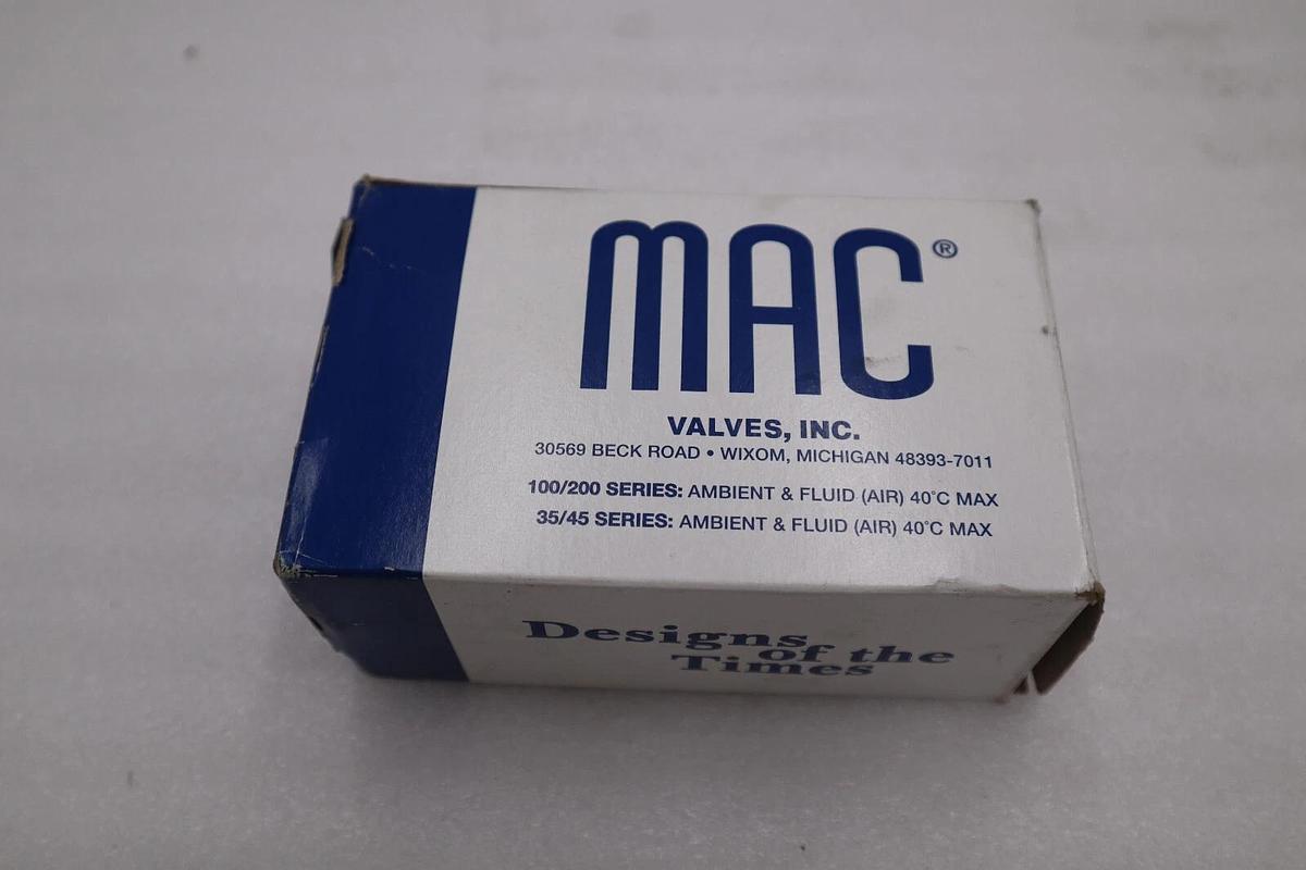Used NEW MAC VALVES INC 82A-BA-000-TM-DDAP-1DA STOCK H1202