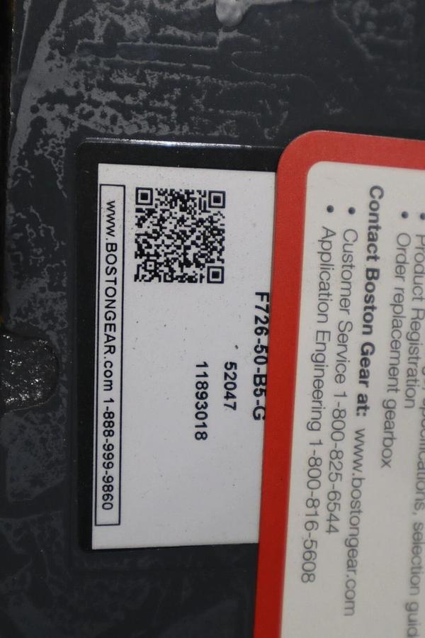 Boston Gear F726-50-B5-G Reducer NEW IN BOX STOCK G154