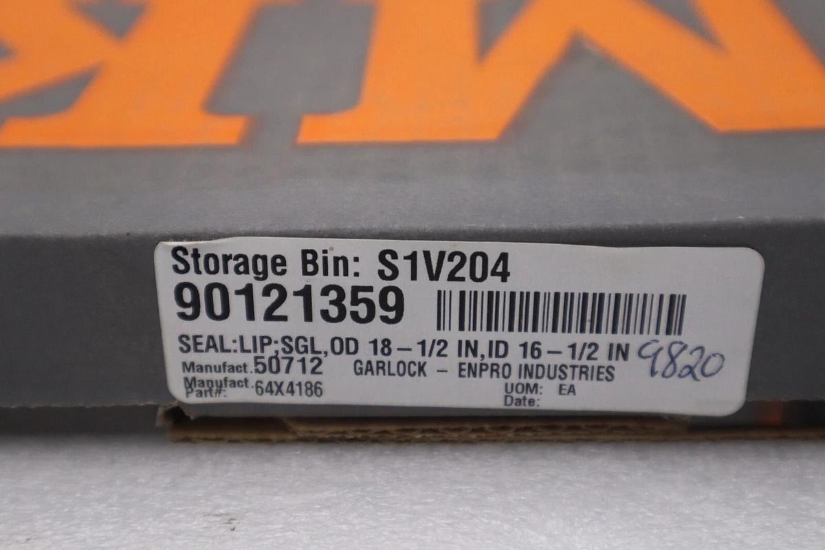 Used TIMKEN GARLOCK 21238-4186 / 212384186 (BRAND NEW) LARGE BORE SEAL STOCK 1452B
