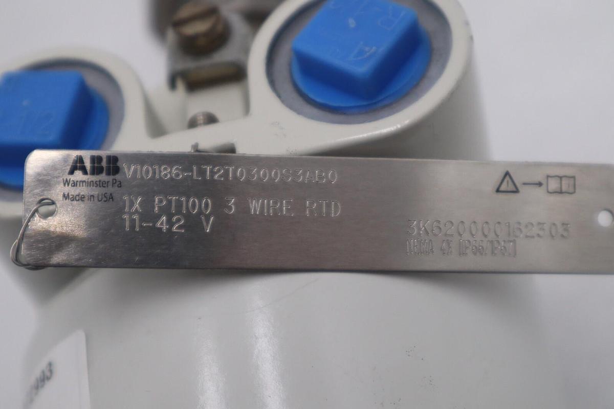 Used ABB V10186-LT2T02T0300S3AB0 TEMPETURE SENSOR STOCK #G-46A