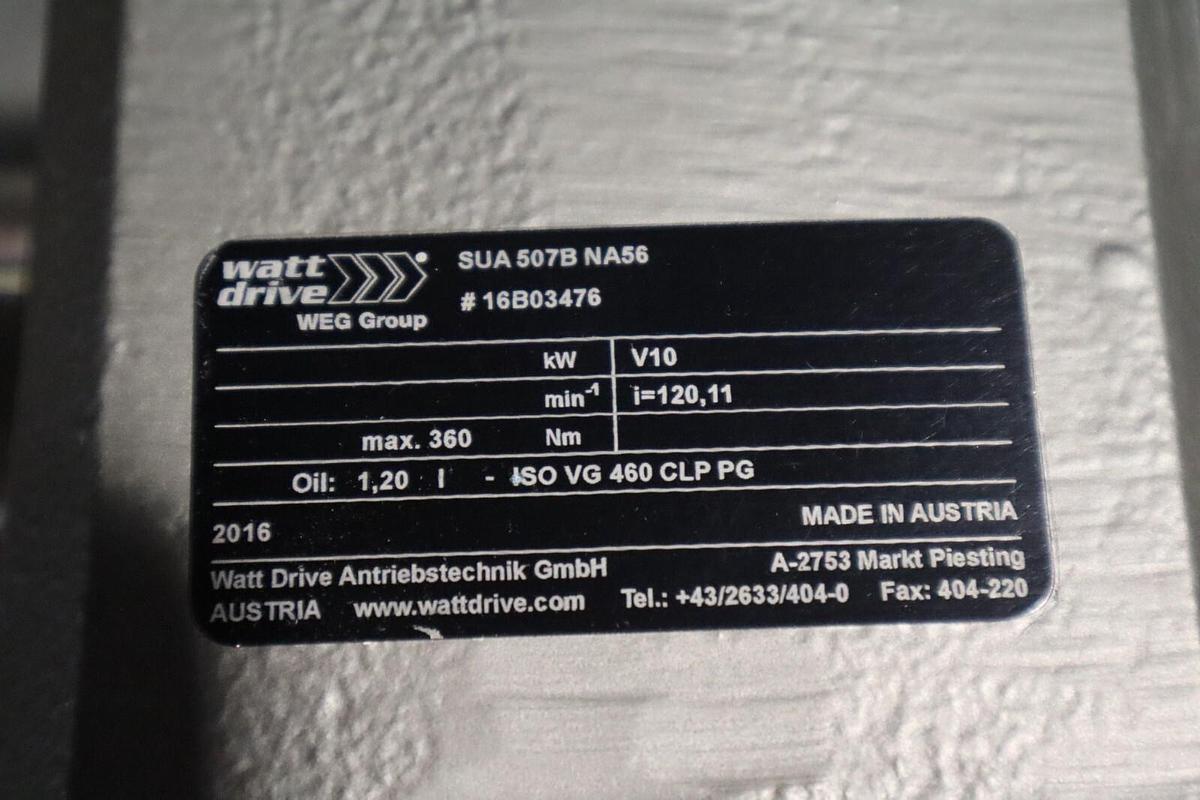 Used NEW OPEN BOX Watt Drive SUA507BNA56 Right Angle Reducer 120.11 STOCK S-292