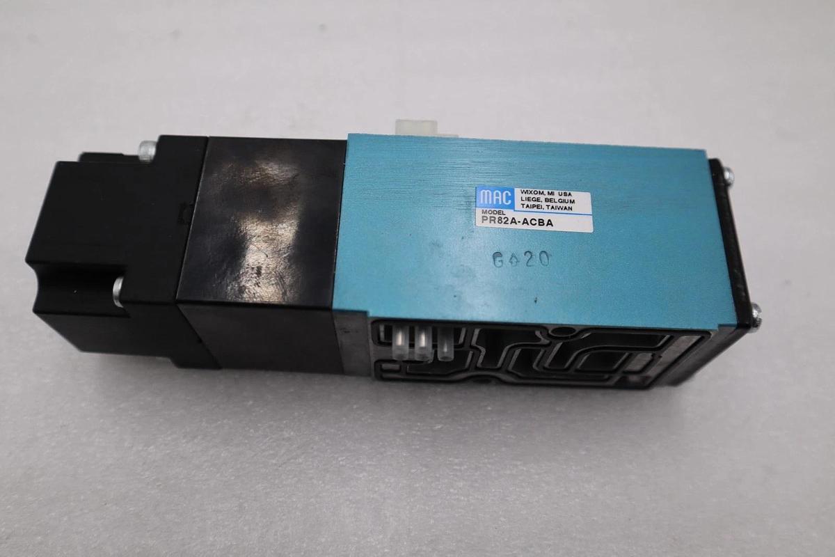 MAC VALVES INC PR82A-ACBA-9 SOLENOID VALVE PRESSURE REGULATOR STOCK H1750