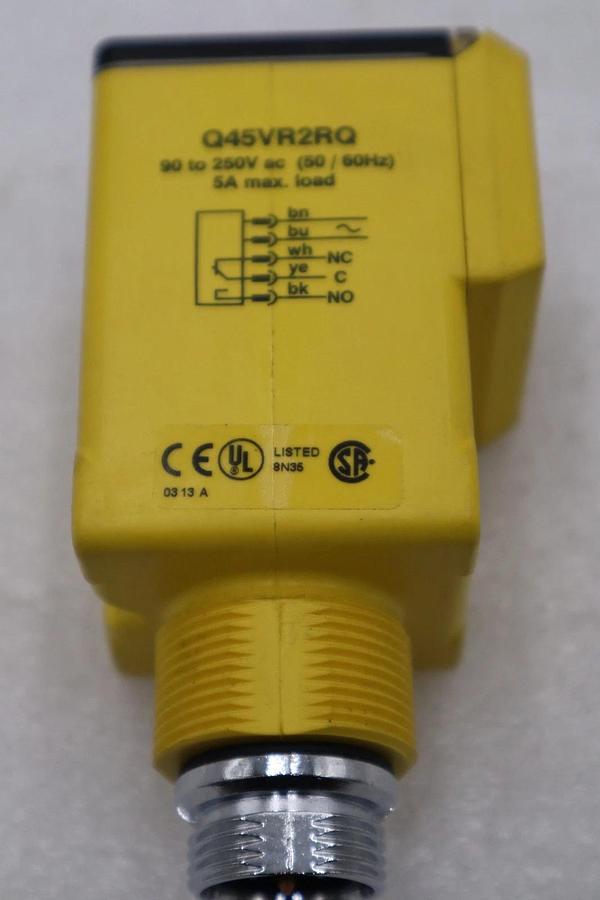 Used NEW BANNER Q45VR2RQ PHOTOELECTRIC RUGGED RECTANGLE SENSOR STOCK H1350A