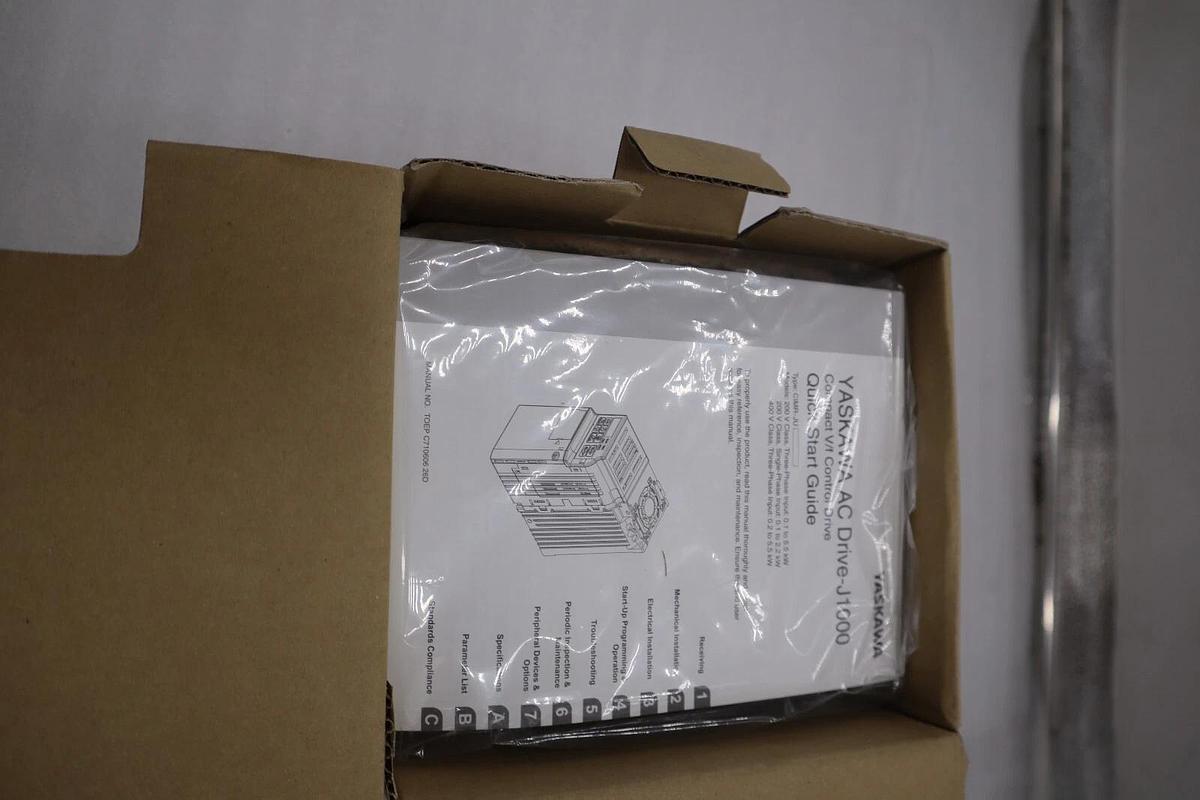 Used New Yaskawa CIMR-JU4A0002BAA Inverter CIMRJU4A0002BAA Inverter Drive VFD #H3A