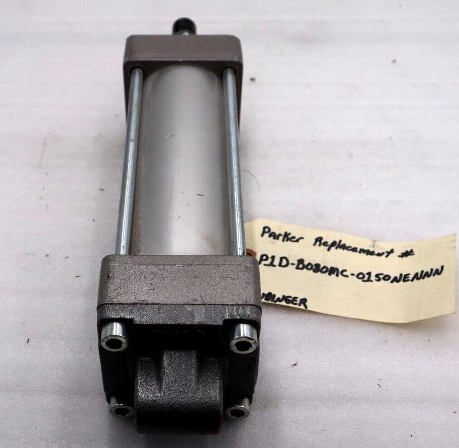 Used SMC C95SC80150NXC18 PNEUMATIC CYLINDER 145 PSI #S-174