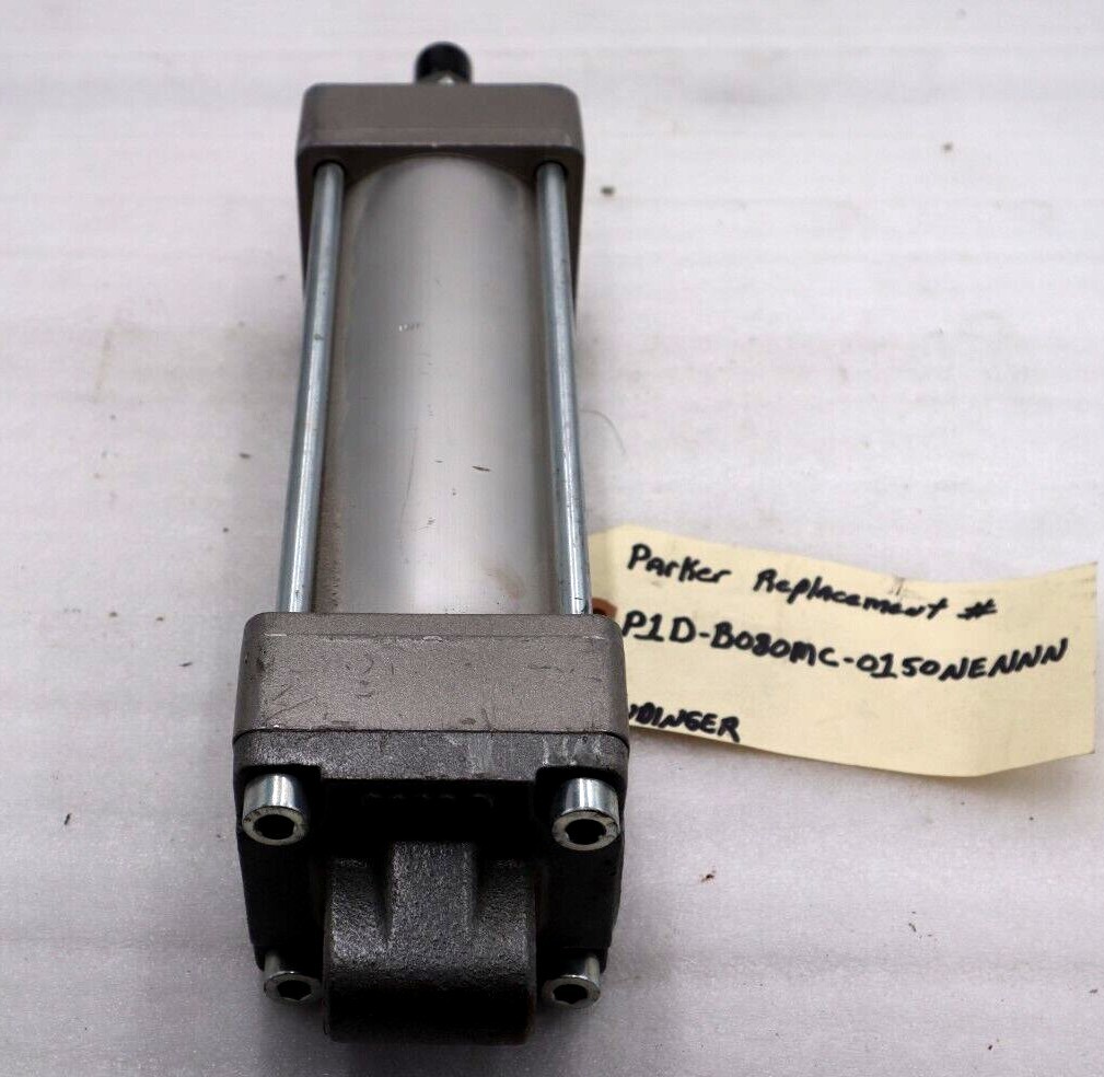 Used SMC C95SC80150NXC18 PNEUMATIC CYLINDER 145 PSI #S-174