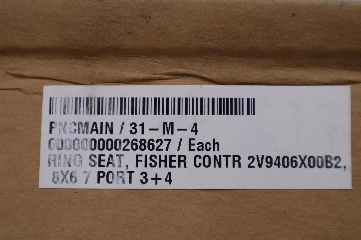 Used EMERSON FISHER 2V9406X00B2 VALVE SEAT RING NEW IN BOX STOCK GF-417
