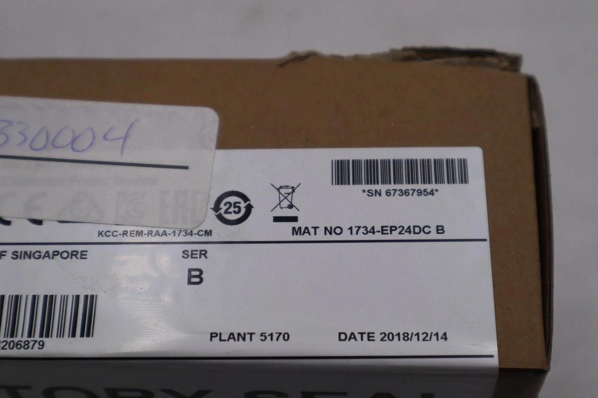 New Allen Bradley 1734-EP24DC EXPANSION POWER UNIT 24 VDC INPUT STOCK L-023C