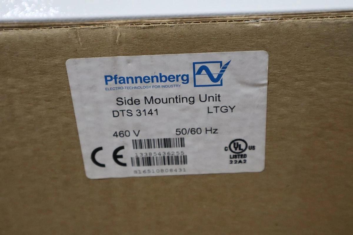 Used NEW Pfannenberg DTS 3141 460V LTGY Side Mounting Cooling Unit STOCK S-678