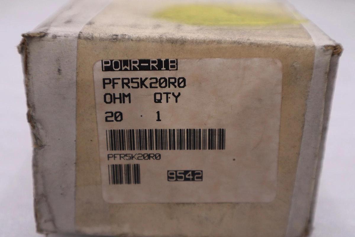 Used OHMITE PFR5K20R0E Resistor Wirewound Res 20 Ohms Pwr-Rtg - STOCK 3714CC