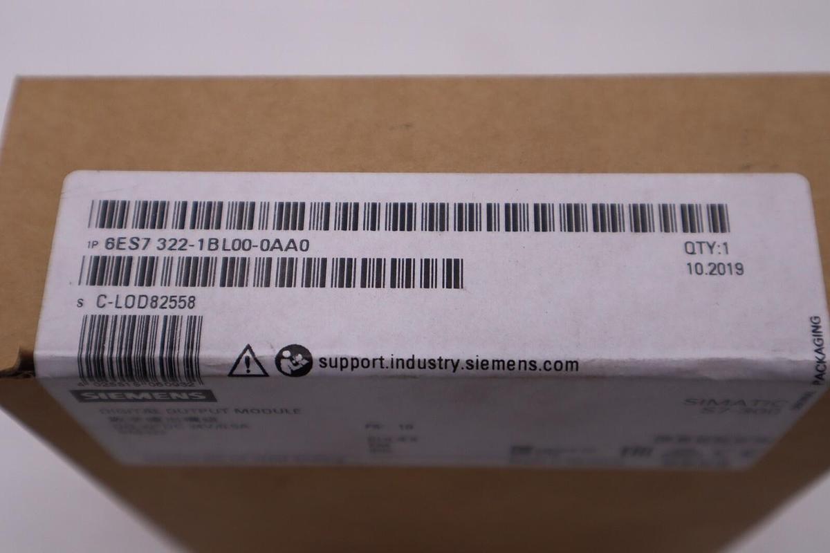 Siemens 6ES7 322-1BL00-0AA0 DIGITAL OUTPUT MODULE SIMATIC S7-300 NEW STOCK H25A