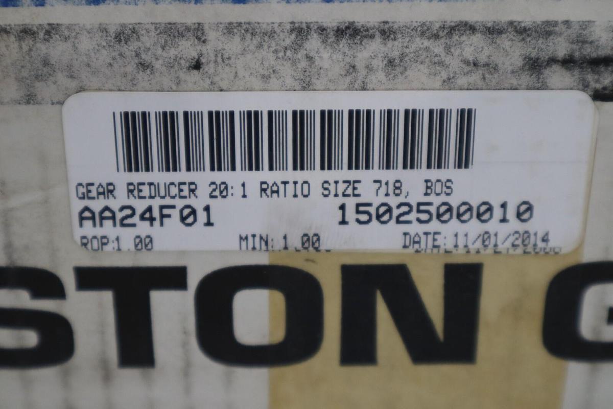 Used NEW ALTRA INDUSTRIAL MOTION F718-20-B5-G SPEED REDUCER STOCK 3029A