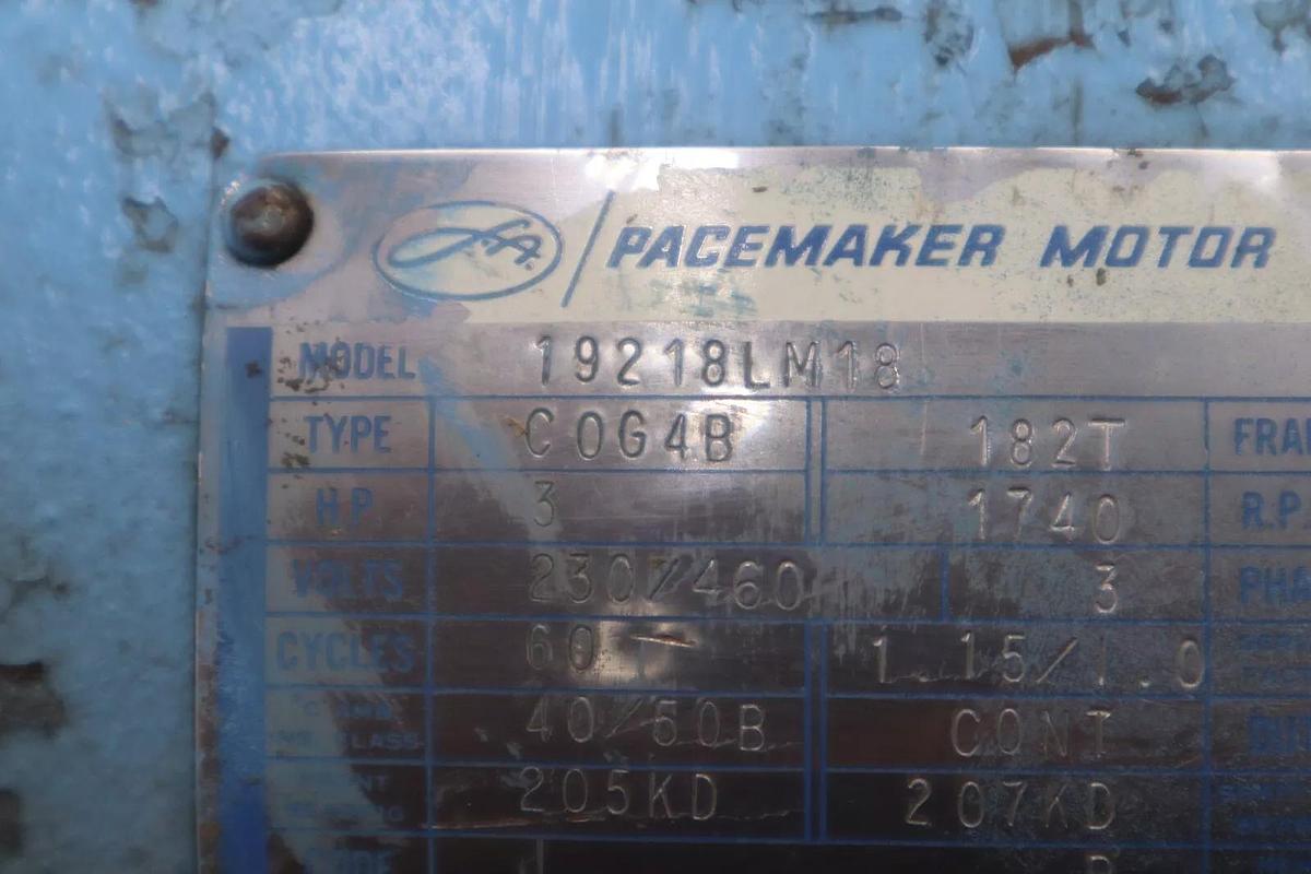 Used PACEMAKER 19218LM18 MOTOR STOCK #M-42