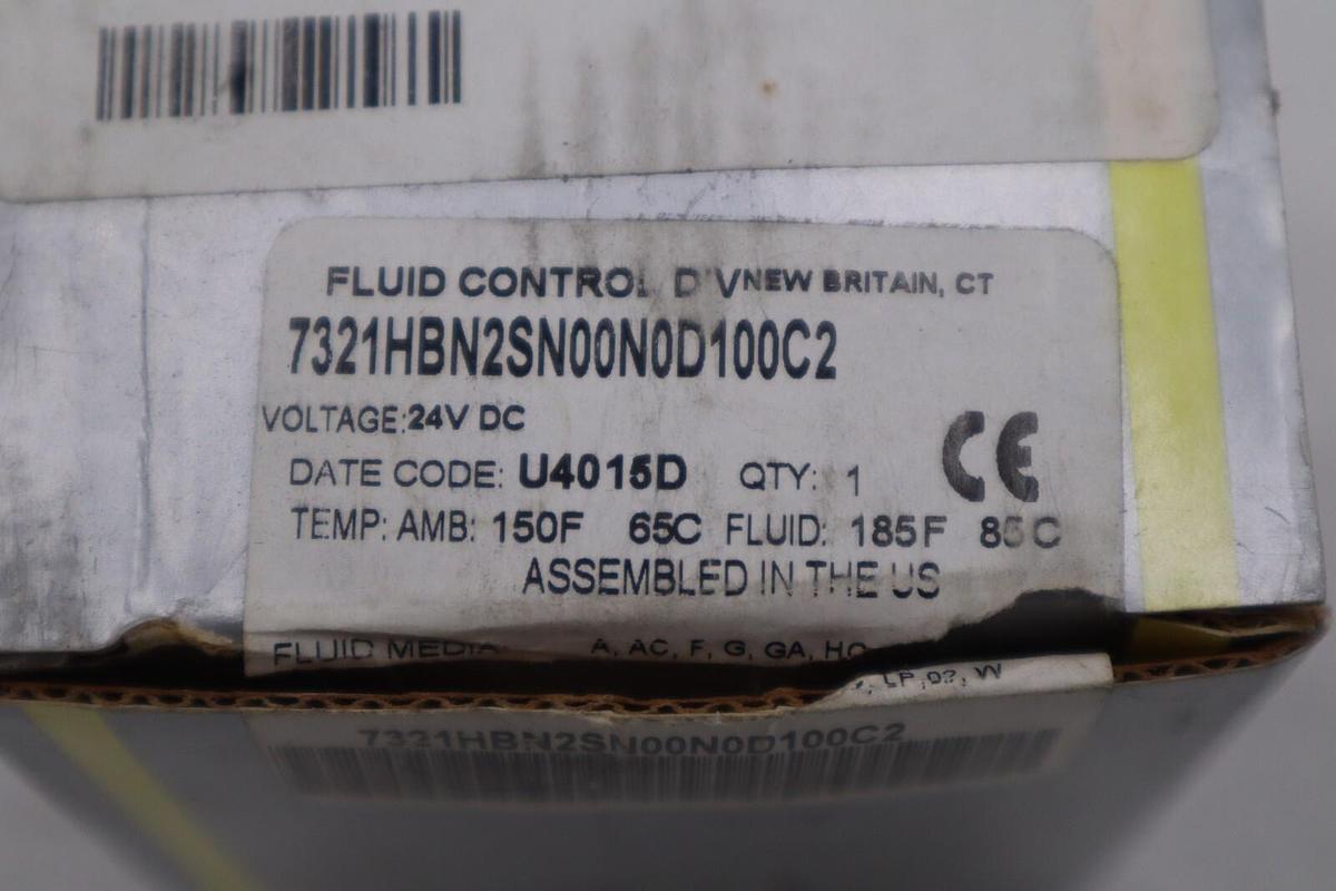 NEW IN BOX PARKER 7321HBN2SN00N0D100C2 FLUID CONTROL VALVE STOCK H238A