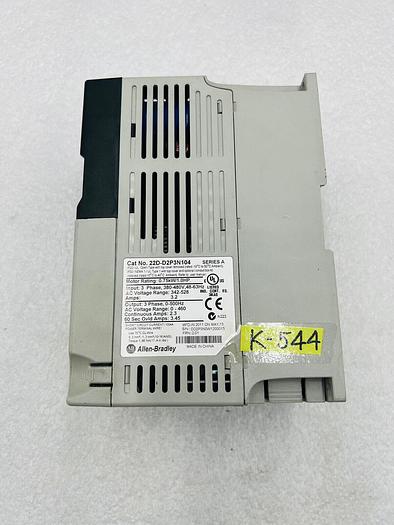 Used Allen Bradley 22D-D2P3N104 POWERFLEX-40 AC DRIVE 1.0HP #K-544
