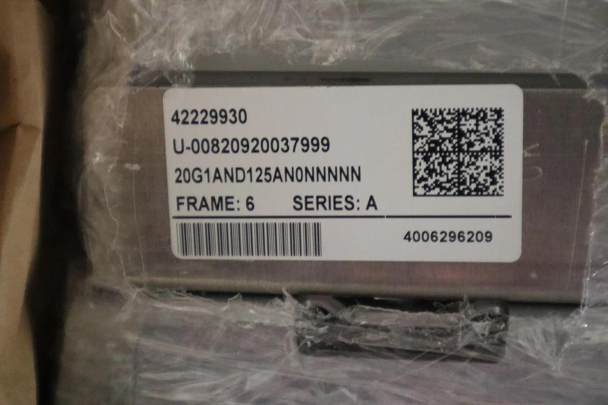 100 HP ALLEN BRADLEY 20G1AND125AN0NNNNN PowerFlex 755 AC Drive NEW UNIT #S-563