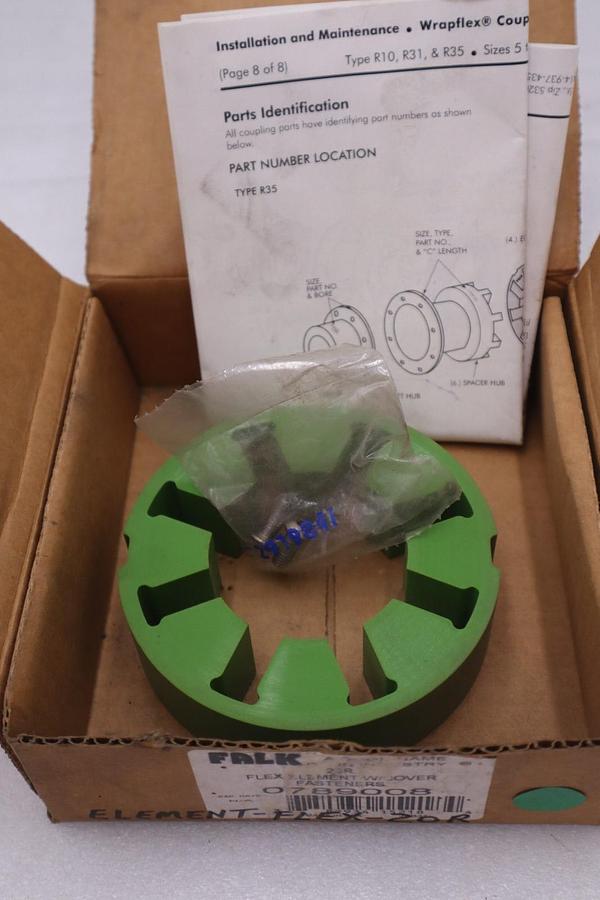 Used NEW REXNORD 10057442 / 0789008 20R COUPLING ELEMENT STOCK GF-1279