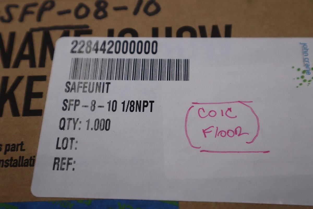 Used John Crane Safematic Safeunit SFP-8-10 NEW STOCK GF275