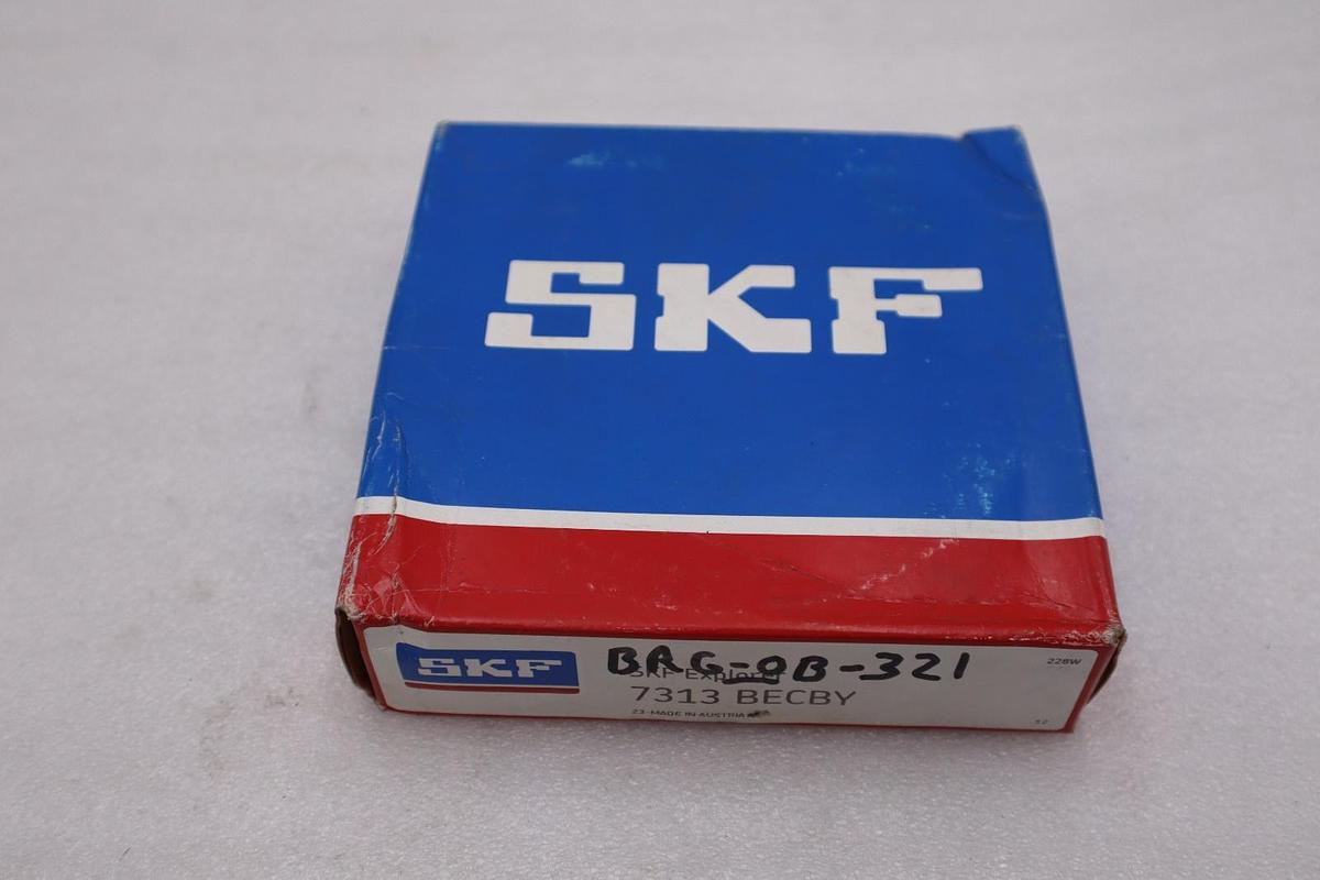 NEW SKF ANGULAR CONTACT BALL BEARING 7313-BECBY STK GF157A