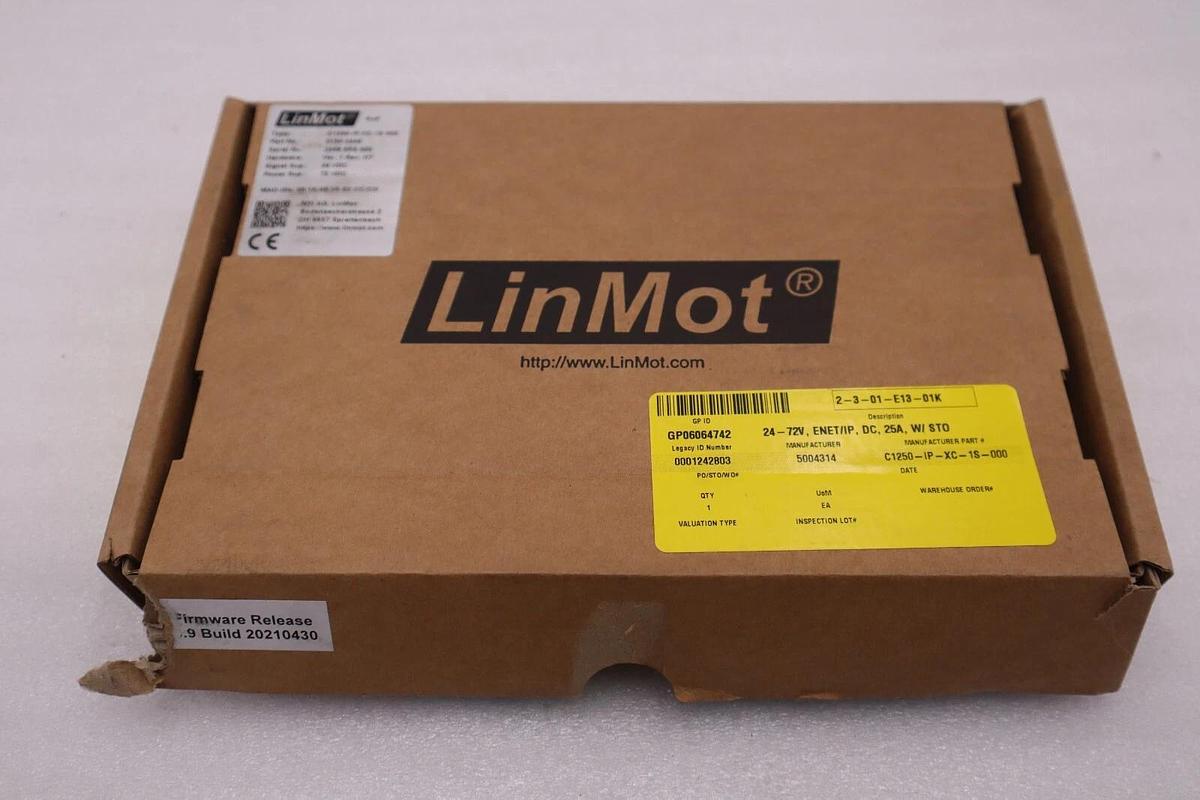 LINMOT TYPE C1250-IP-XC-1S-000 PART NO. 0150-2346 SERVO DRIVE NEW UNIT #314-C