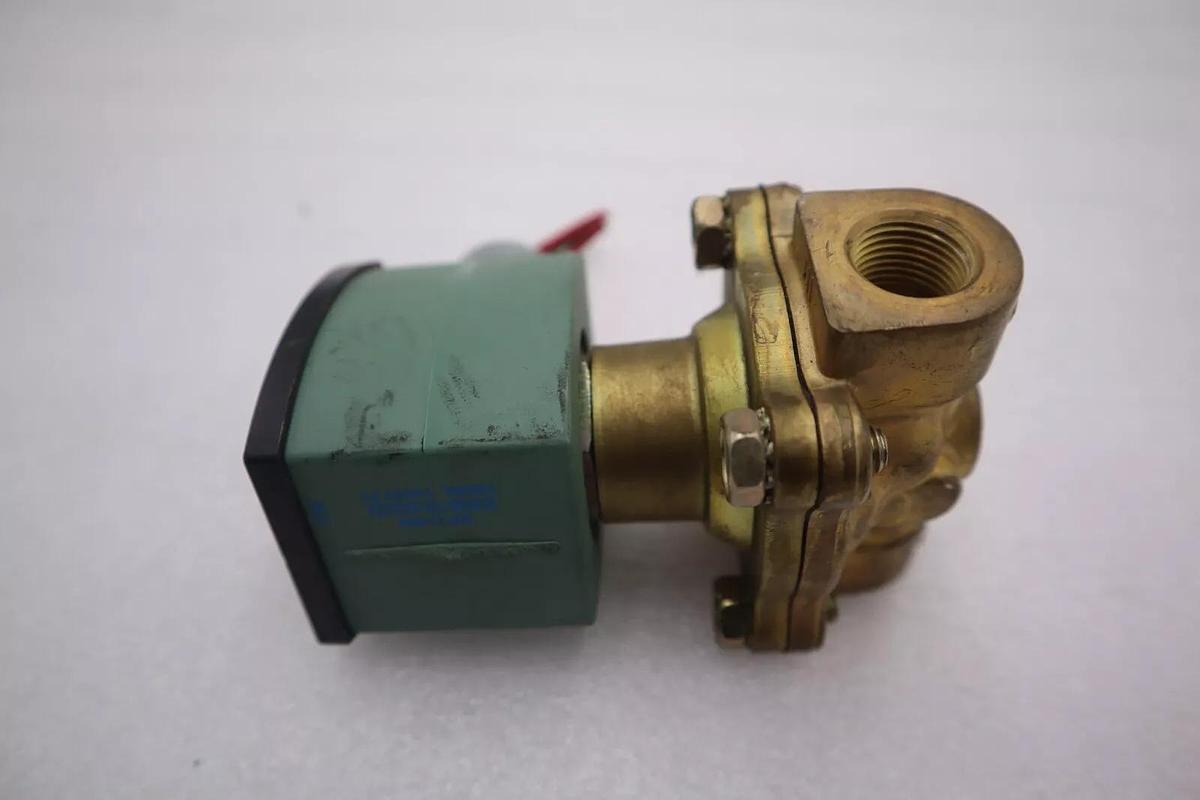 Used Asco Red-Hat 8210G33 Solenoid Valve 3/8 12VDC STOCK K-2789