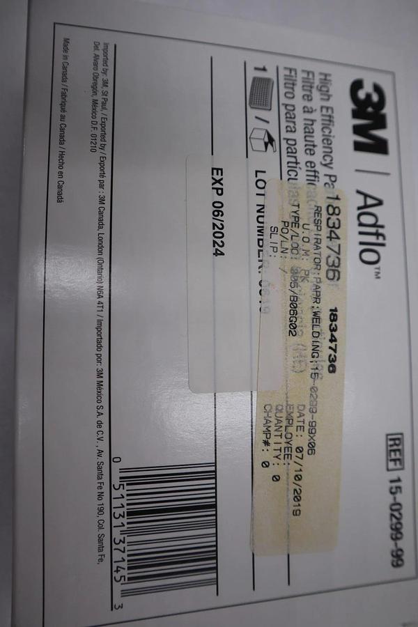 3M Adflo PAPR High Efficiency Particulate Filter 15-0299-99 STK H366A