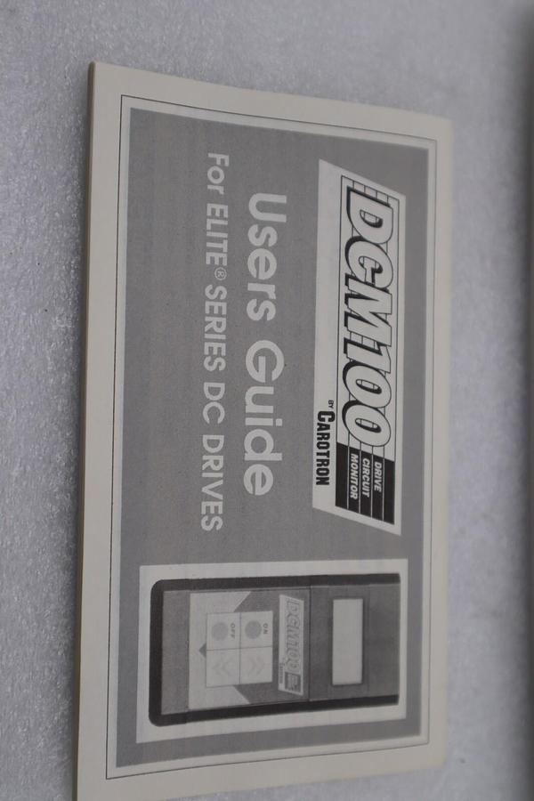 Used Carotron E06040-000 ELITE D.C. MOTOR CONTROLLER WITH CABINET NEW STOCK S-575