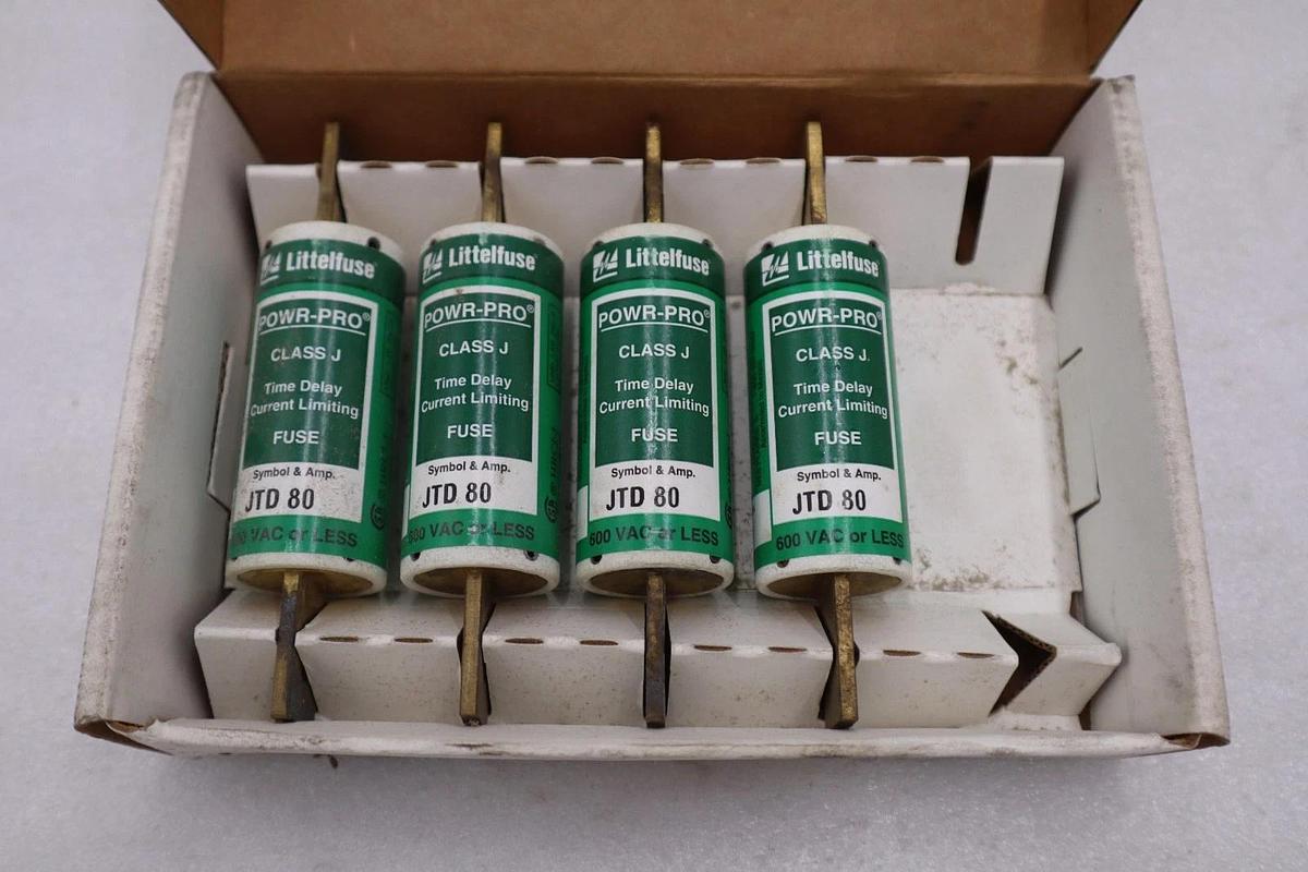 Used LOT OF 4 - LITTELFUSE JTD-80 / JTD80 - BRAND NEW - STOCK GF641A