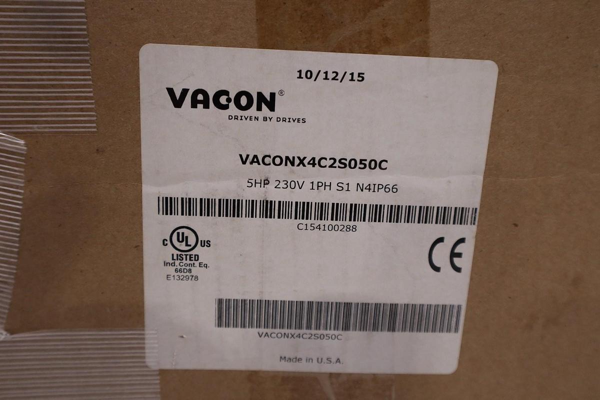 DANFOSS VACON X4C2S050C VARIABLE FREQUENCY DRIVE 136F0600 CONSTANT STK H1108